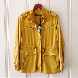 Mustard yellow military/utility jacket
